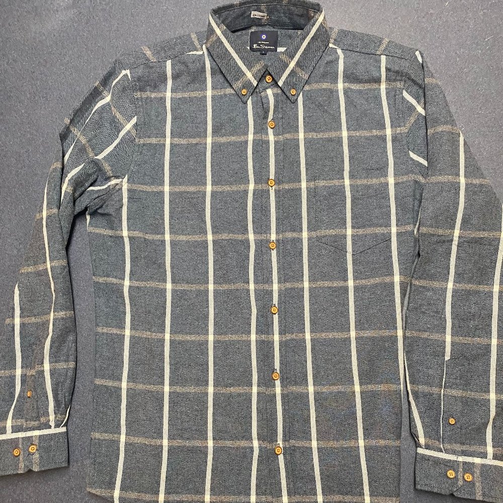 Ben Sherman (L) plaid shirt